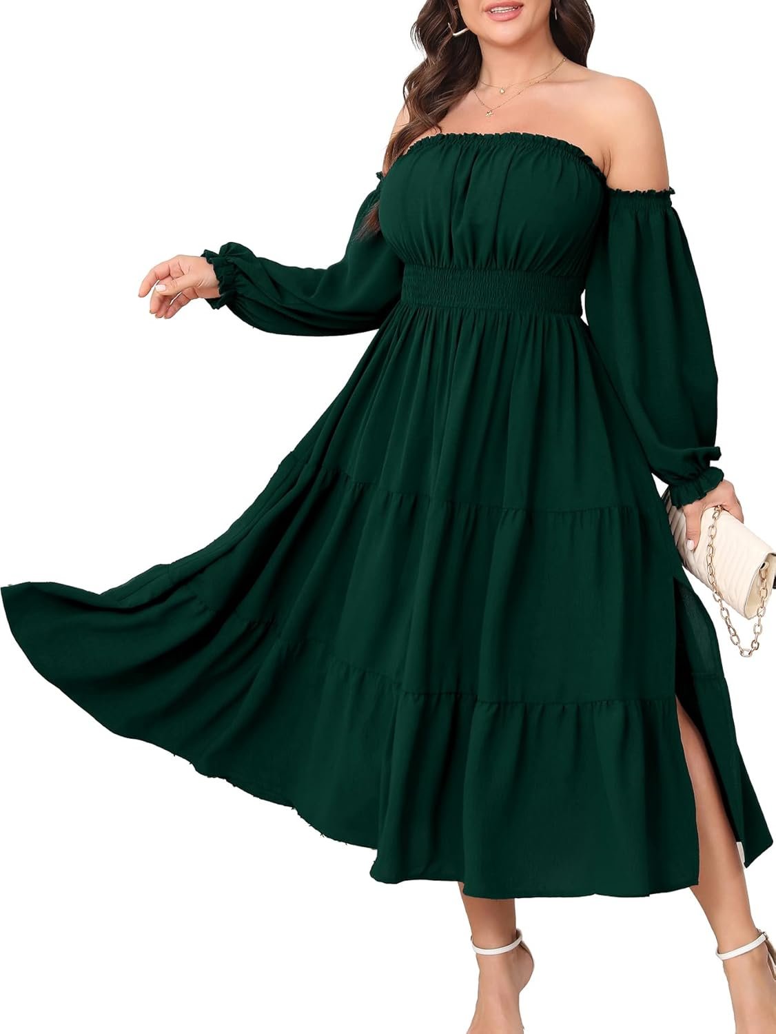 Ladies’s Plus Measurement Maxi Gown B… Ladies’s Plus Measurement Maxi Gown B…