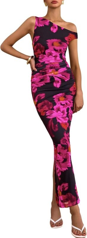 Off-shoulder dresses.