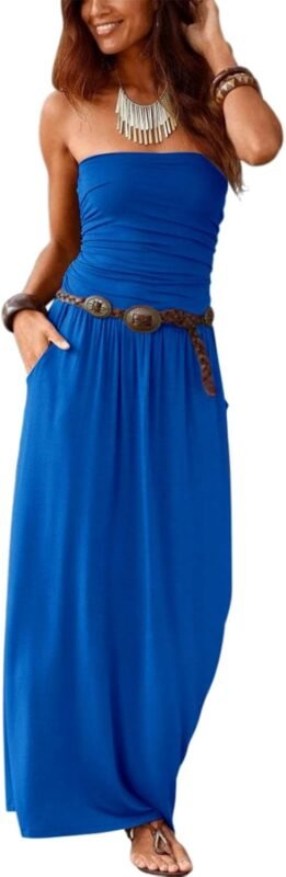 Off-shoulder dresses.