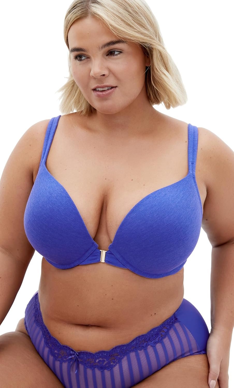 Metropolis Stylish Ladies’s Plus Dimension Bra-Clean &…