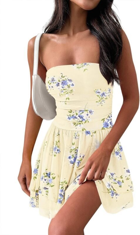 Off-shoulder dresses.