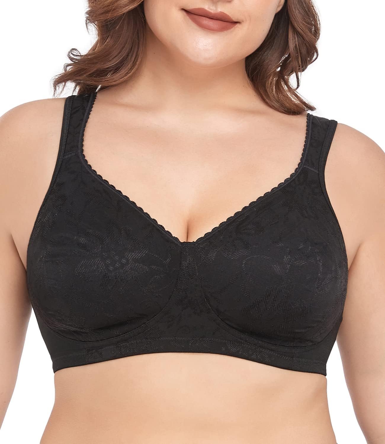 wirarpa Ladies’s Bras Wi-fi Full Protection Plus Dimension Minimizer Non Padded Consolation Mushy Bra Multipack wirarpa Ladies’s Bras Wi-fi Full Protection Plus Dimension Minimizer Non Padded Consolation Mushy Bra Multipack