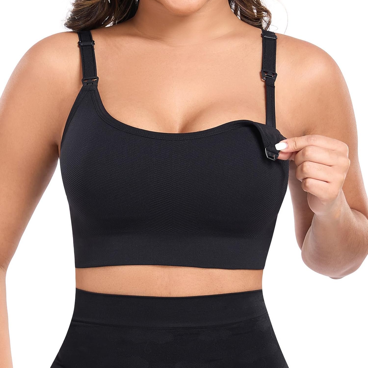 Angelhood Ladies’s Non-Padded Minimizer Sports activities Nursing Bras Wirefree Full Protection Giant Bust Gentle Help Sport Angelhood Ladies’s Non-Padded Minimizer Sports activities Nursing Bras Wirefree Full Protection Giant Bust Gentle Help Sport