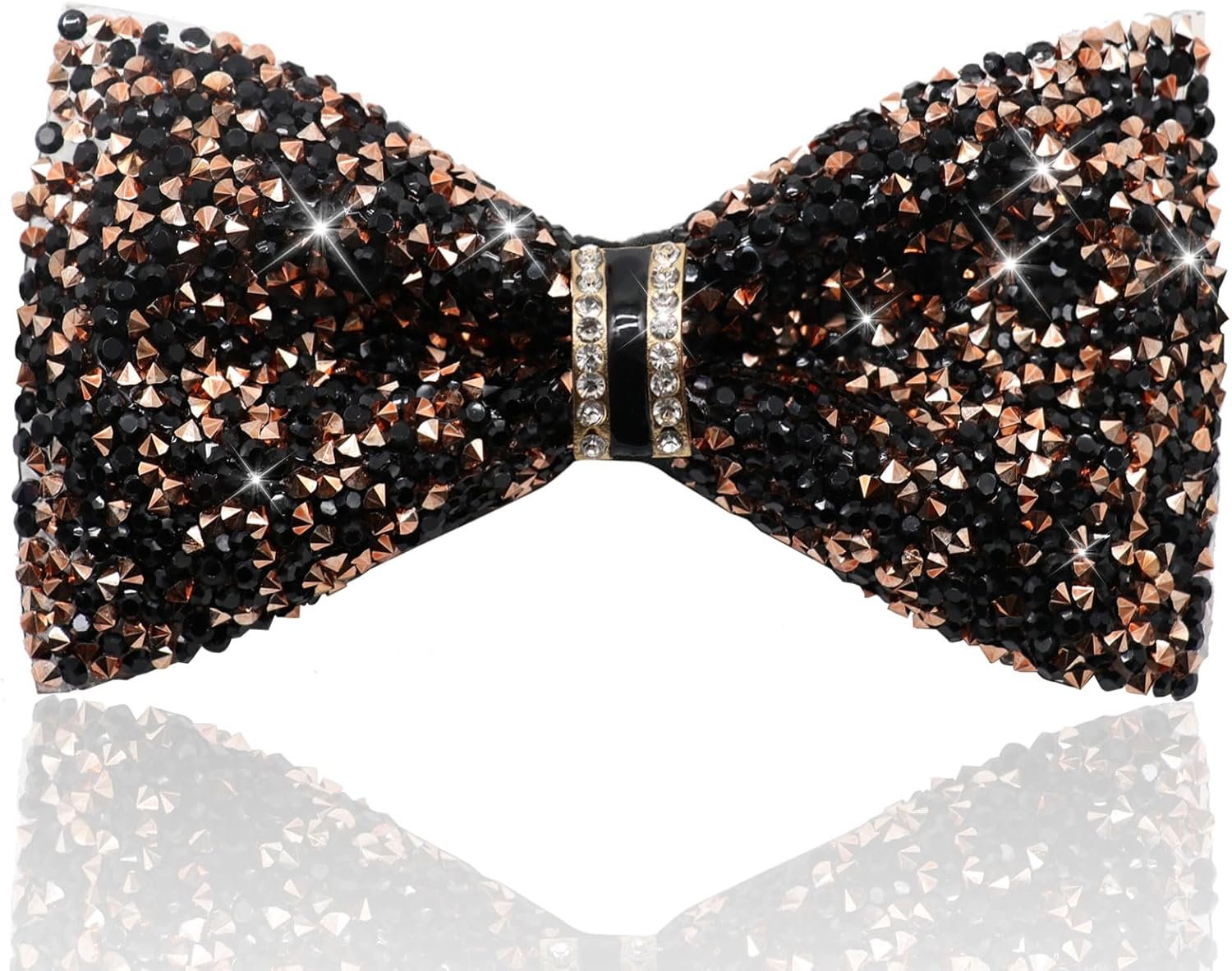 Rhinestone Bow Ties for Males Sequin Bow Tie Pretied Adjustable Bowtie with Sparkly Crystal for Occasion Banquet Shirt Rhinestone Bow Ties for Males Sequin Bow Tie Pretied Adjustable Bowtie with Sparkly Crystal for Occasion Banquet Shirt