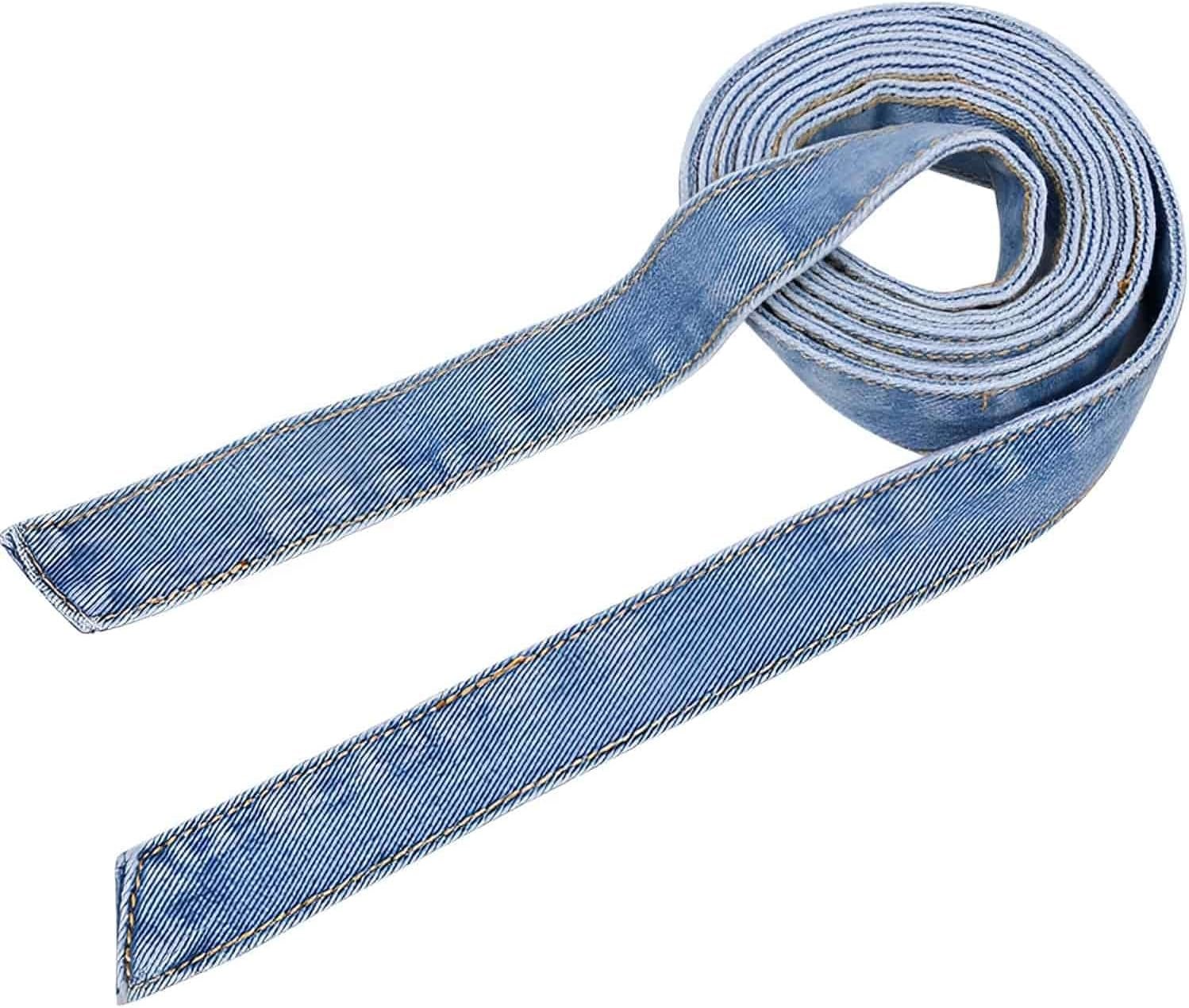 Ladies Denim Waist Belt Self Tie Waist Band Jean Waist Rope for Pants Costume Jacket Ladies Denim Waist Belt Self Tie Waist Band Jean Waist Rope for Pants Costume Jacket