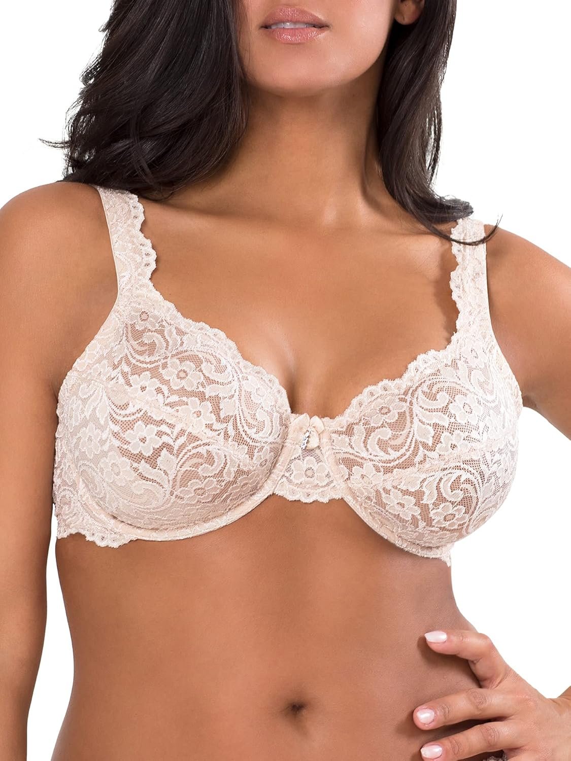 Sensible & Attractive Ladies’s Signature Lace Unlined Underwire Bra with Added Assist Sensible & Attractive Ladies’s Signature Lace Unlined Underwire Bra with Added Assist