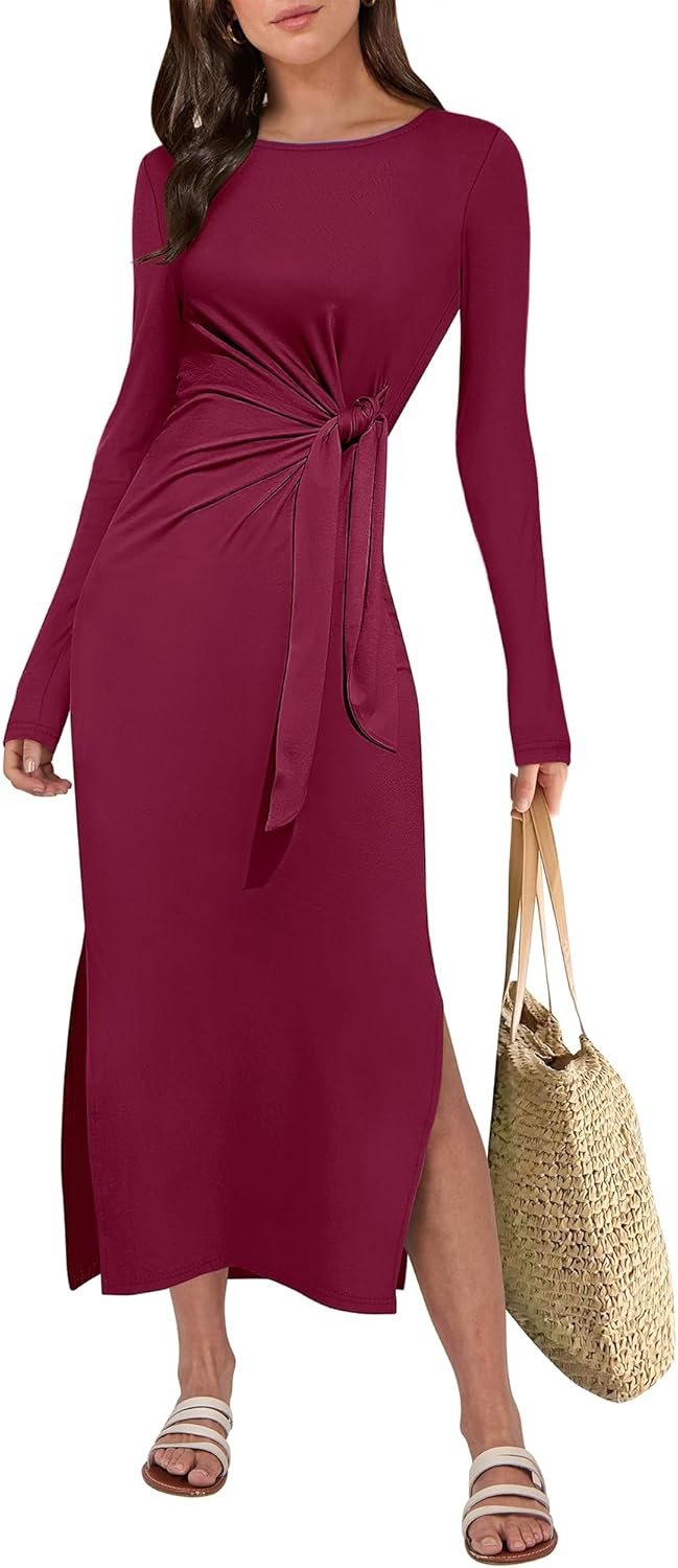ANRABESS Lengthy Sleeve Maxi ANRABESS Lengthy Sleeve Maxi