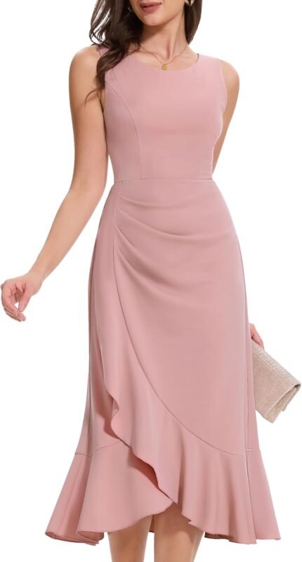 Aupuls Ladies Lengthy Bodycon Wedd…