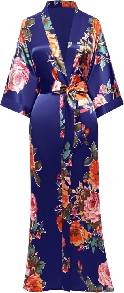 🔹 high-end chiffon robe.