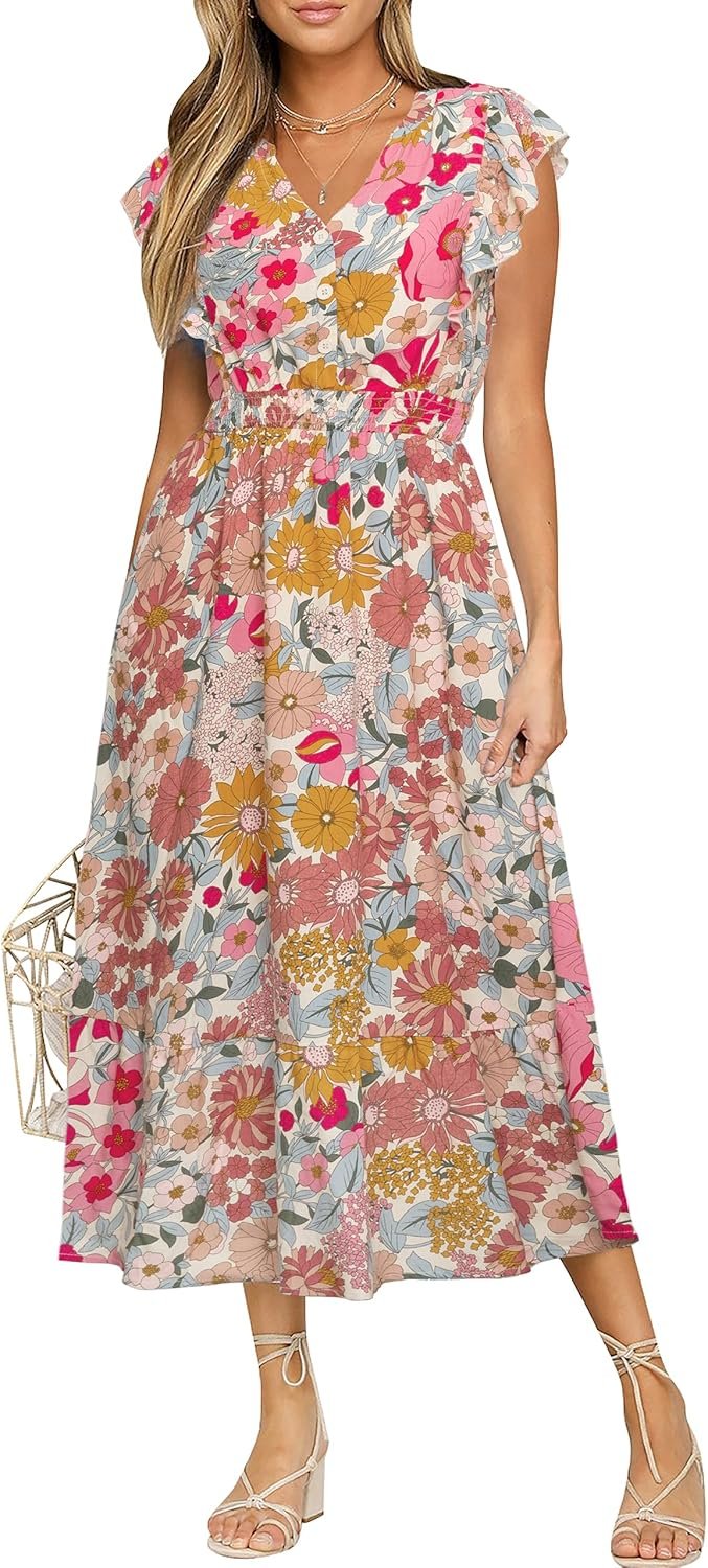 BerryGo Womens Summer season Floral BerryGo Womens Summer season Floral