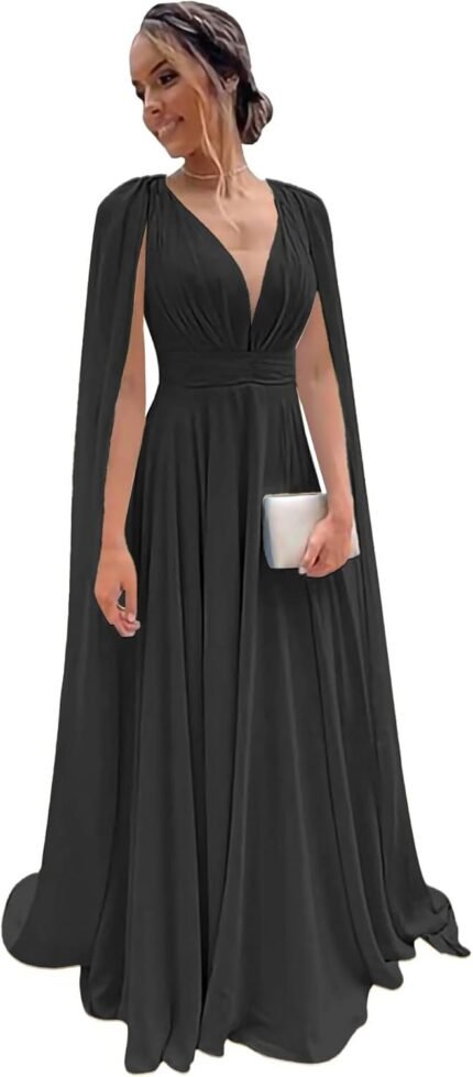 🔹 high-end chiffon robe.