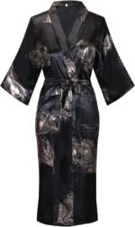 🔹 soft satin robe