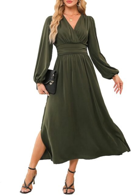long sleeve evening dresses
