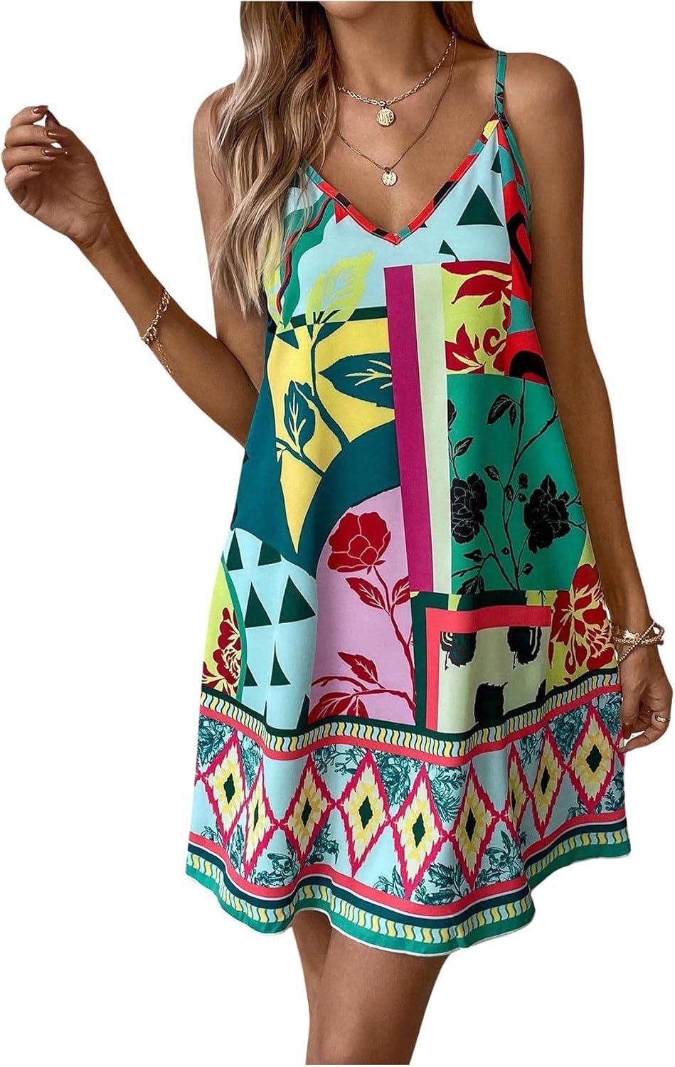 Floerns Ladies’s Floral Print