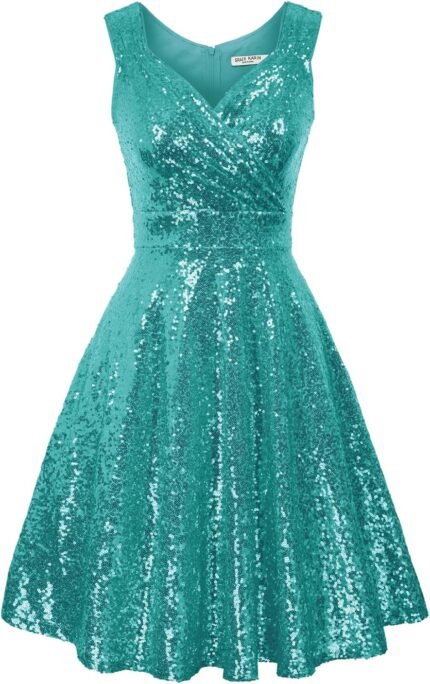 GRACE KARIN Ladies’s Sequin Dre…