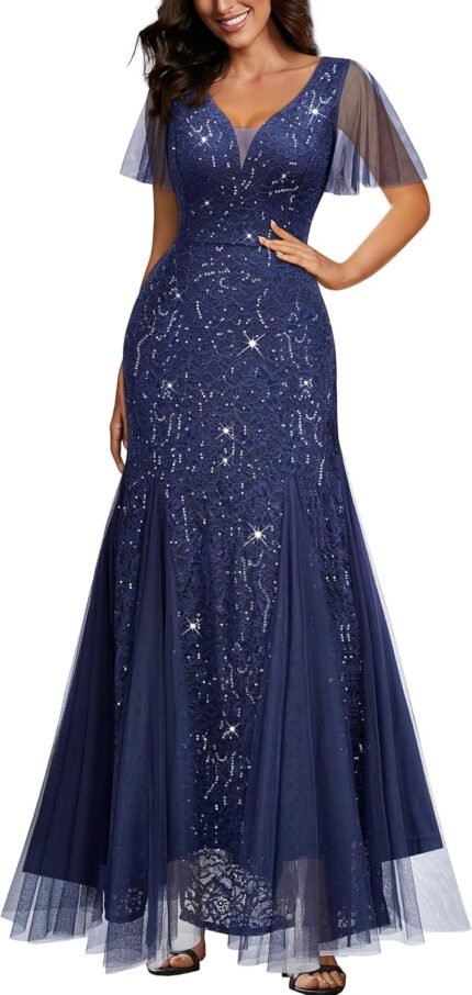 lace evening dresses