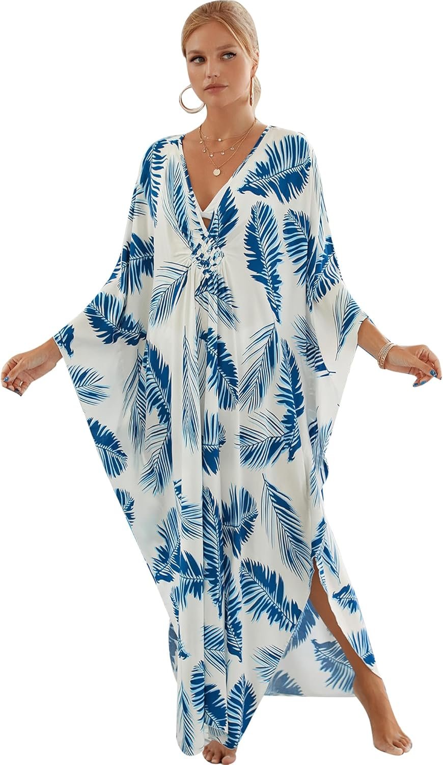 Moss Rose Caftan Coverup Moss Rose Caftan Coverup
