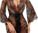 Narcisse Women's Lingerie Lace Kimono Ro...