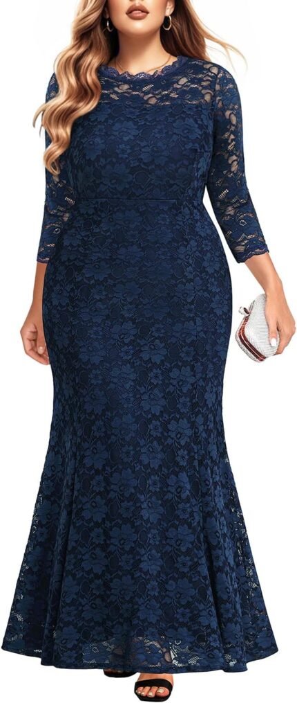 lace evening dresses