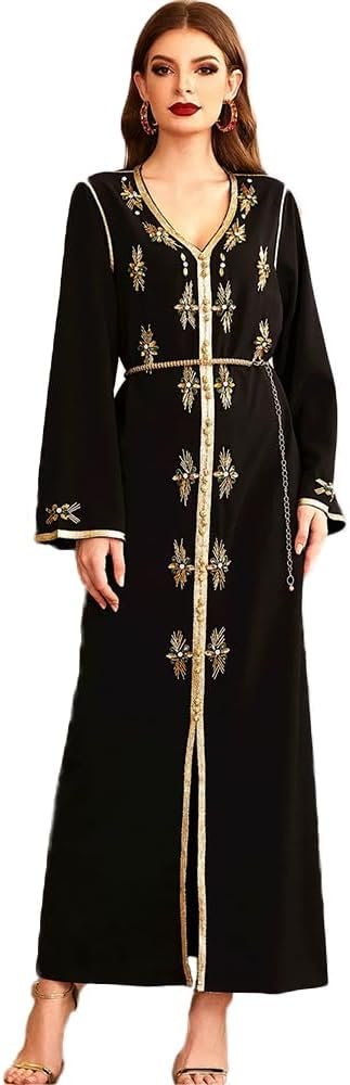 PolyJolly Handmade Bead Abaya …