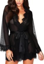 🔹 luxurious lace robe