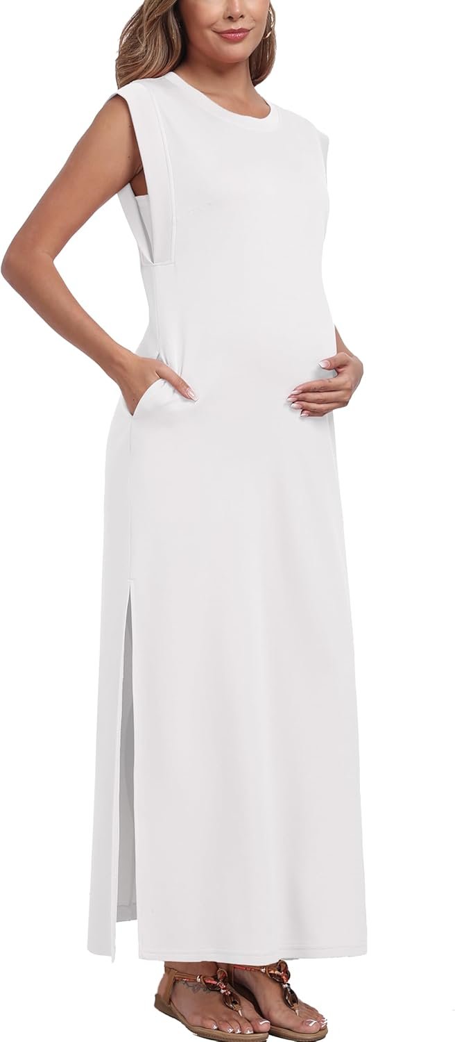 Summer time Sleeveless Maternity Summer time Sleeveless Maternity