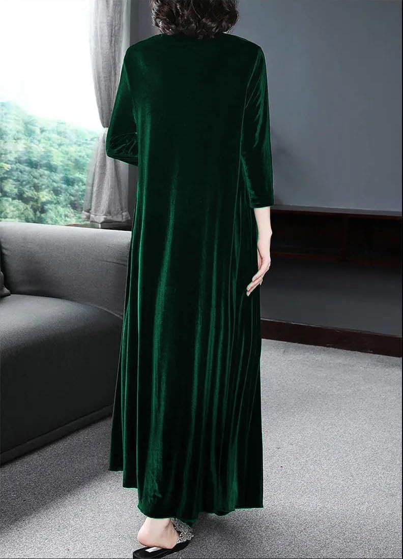 Velvet Costume for Ladies Lengthy Velvet Costume for Ladies Lengthy