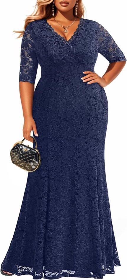 lace evening dresses