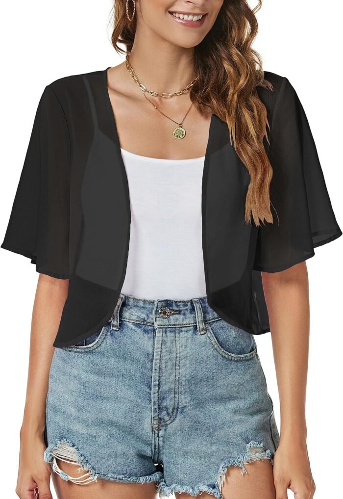 Ladies Shrug Chiffon Cardigans …