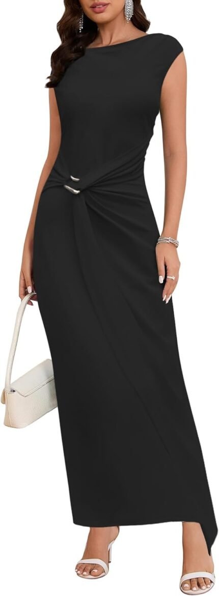 Girls’s 2025 Summer time Ruched Bod…