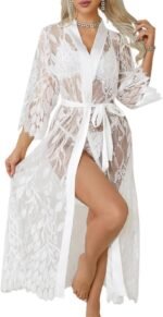 🔹 luxurious lace robe
