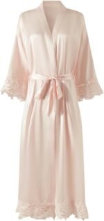 🔹 high-end chiffon robe.