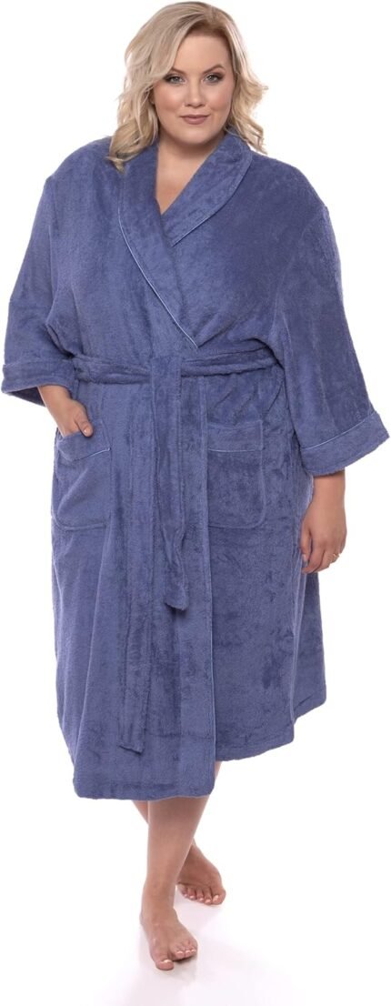 Girls’s Luxurious Terry Material Bathrobe – Mushy Rayon & Cotton