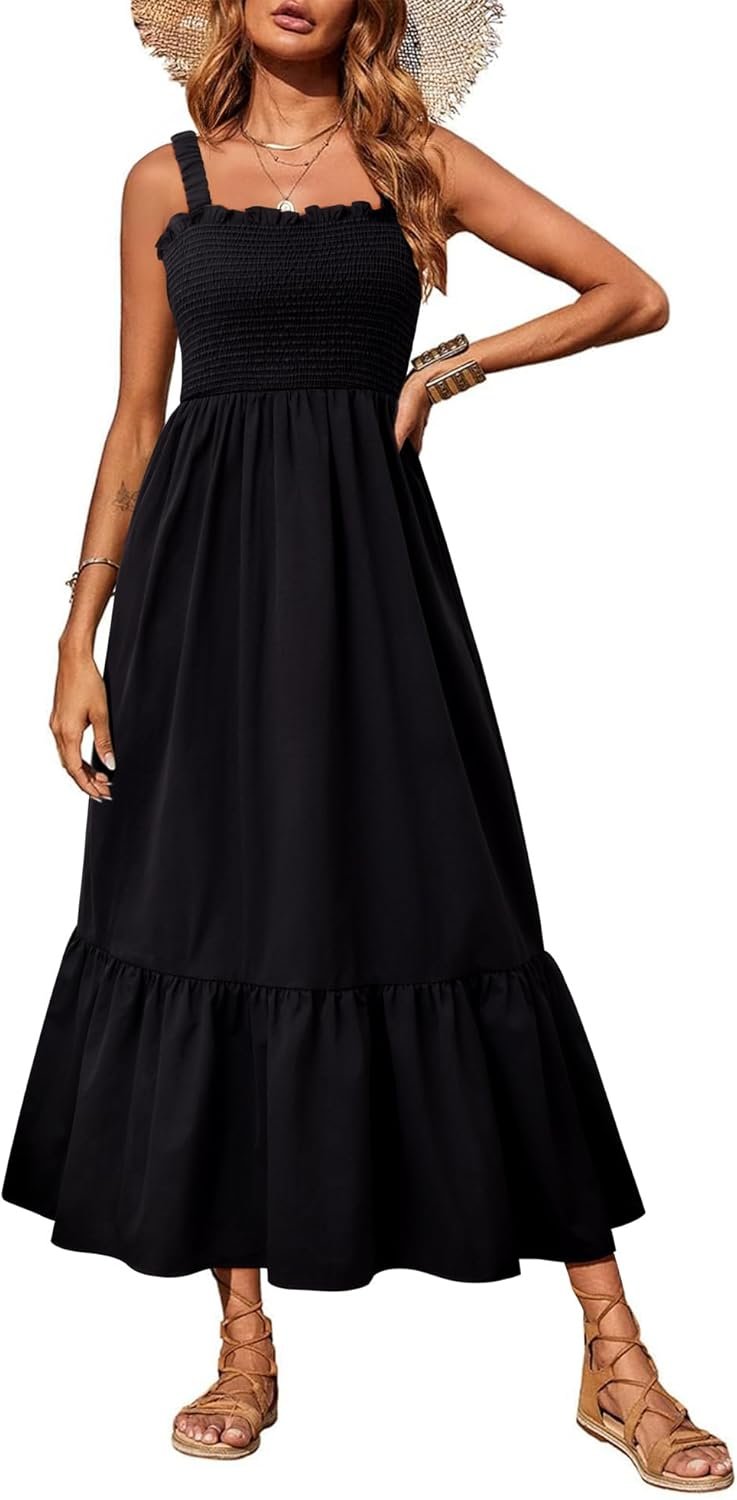 Youtalia Girls’s Smocked Maxi Youtalia Girls’s Smocked Maxi