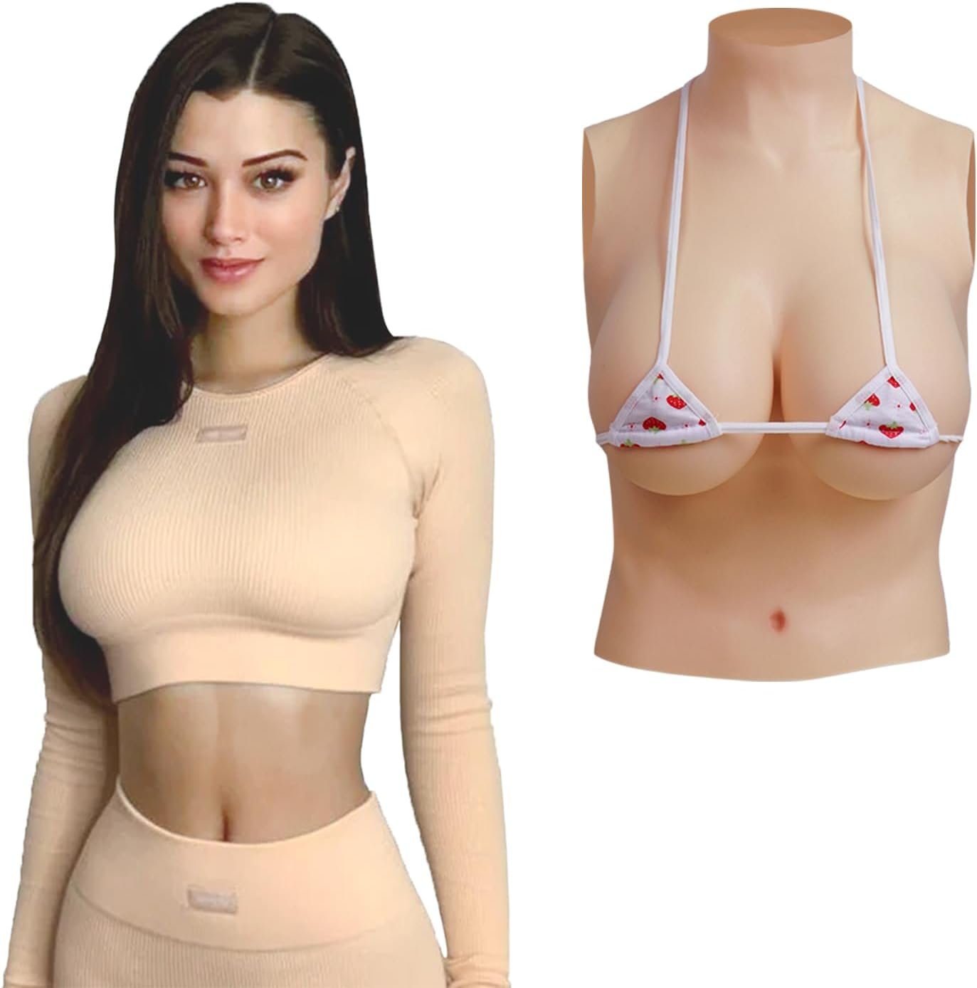 Silicone Breastplate Faux boobs Breast Varieties False Breasts For Crossdresser