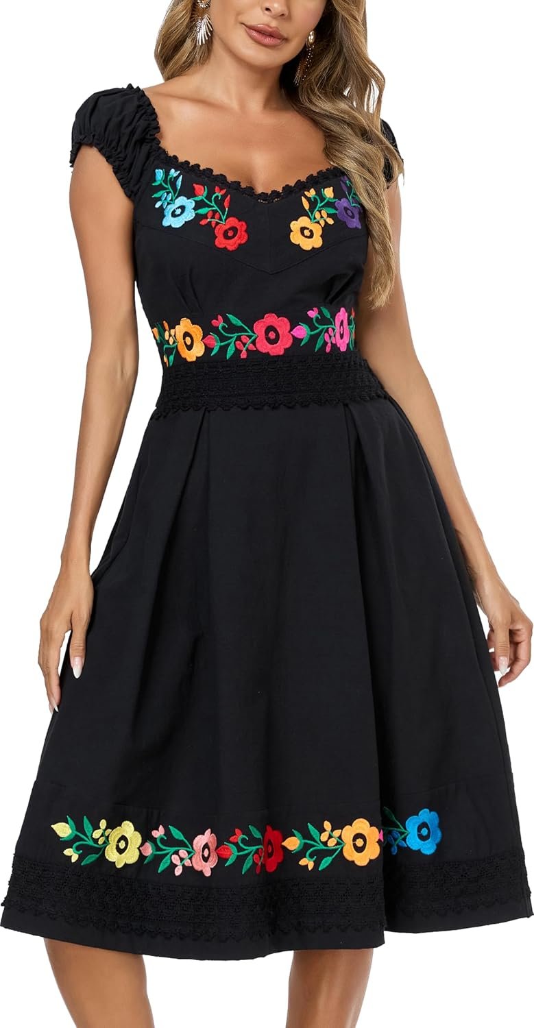 Ladies’s Mexican Costume Embroide… Ladies’s Mexican Costume Embroide…