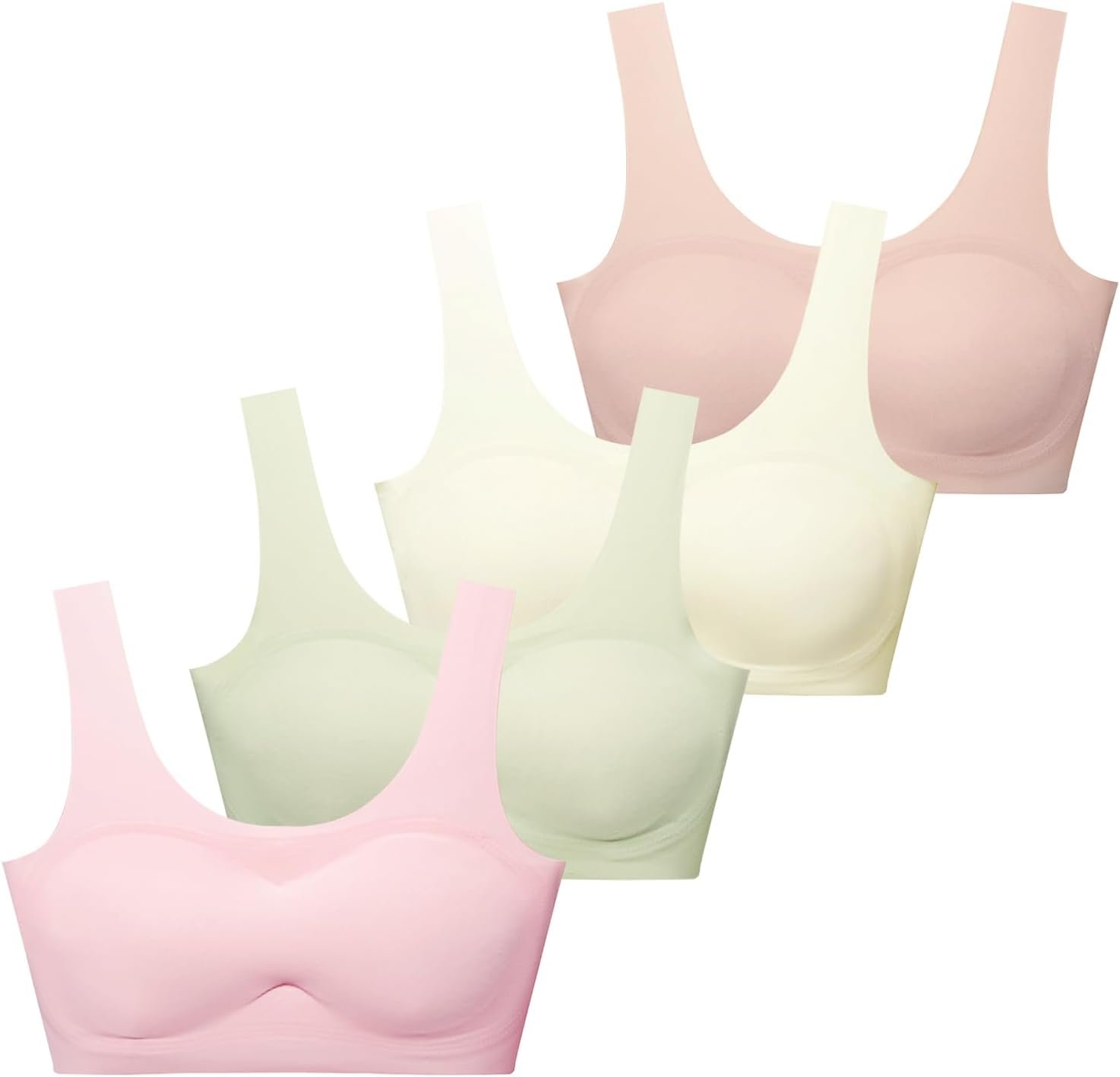 Phennie’s Ladies Coaching Bras Teen Sports activities Bra Wi-fi Detachable Mild Padded Bralette for 8-10 10-12 12-14 14-16 Packs Phennie’s Ladies Coaching Bras Teen Sports activities Bra Wi-fi Detachable Mild Padded Bralette for 8-10 10-12 12-14 14-16 Packs