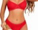 Women's Transparent Mesh V Bra Underwear...