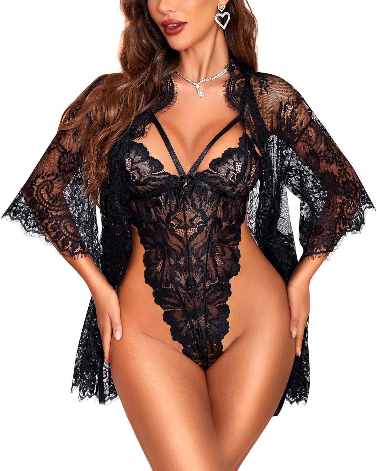 RSLOVE Horny Womens Lingerie Set – 2 Piec…