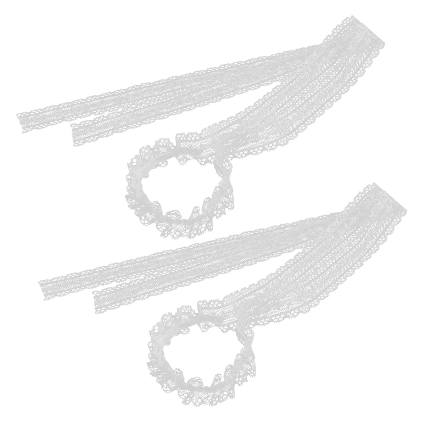2pcs Recent Lace Ribbon Hair Scrunchies for Women and Ladies Snug Elastic Hair Ties for Dance Cheerleading and On a regular basis Use Trendy Bow Design 2pcs Recent Lace Ribbon Hair Scrunchies for Women and Ladies Snug Elastic Hair Ties for Dance Cheerleading and On a regular basis Use Trendy Bow Design