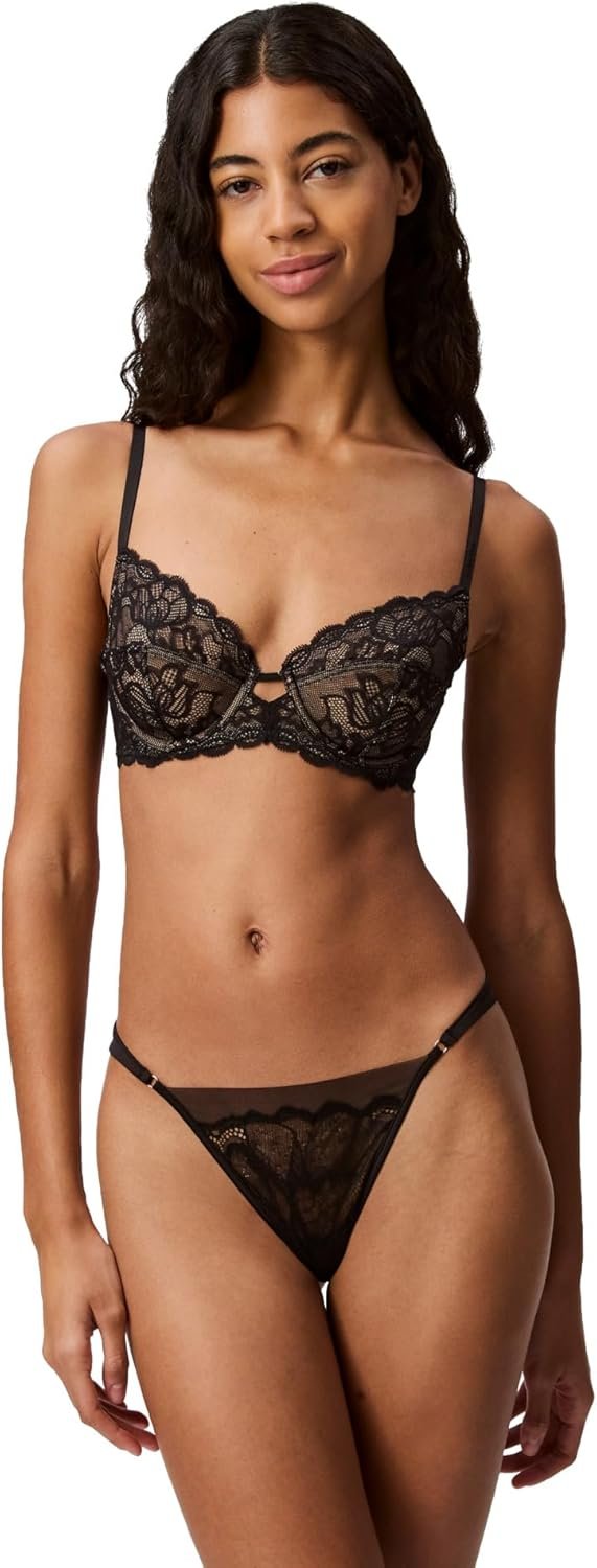 Calvin Klein Ladies’s Seductive Consolation Unlined Lace Bra Calvin Klein Ladies’s Seductive Consolation Unlined Lace Bra