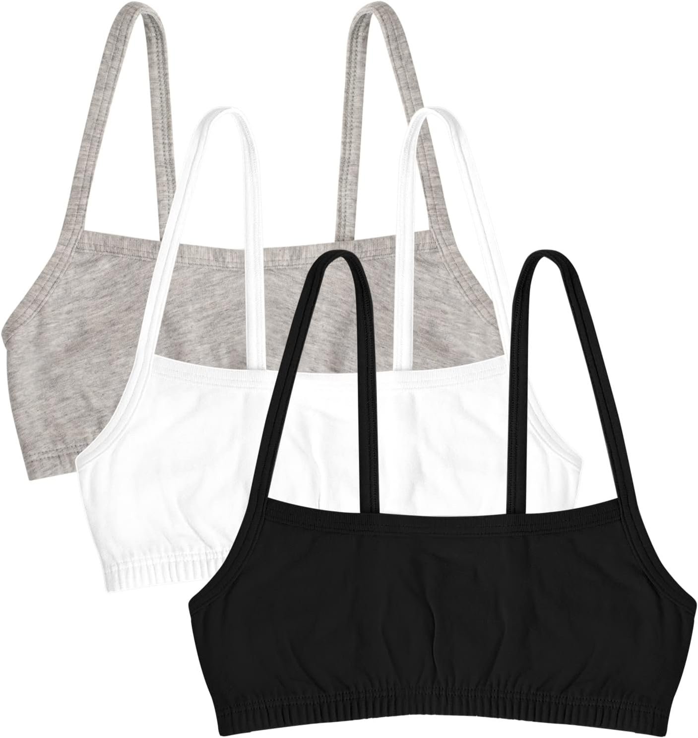 Fruit of the Loom Women’ Cotton Spaghetti Strap Sport Bra Fruit of the Loom Women’ Cotton Spaghetti Strap Sport Bra