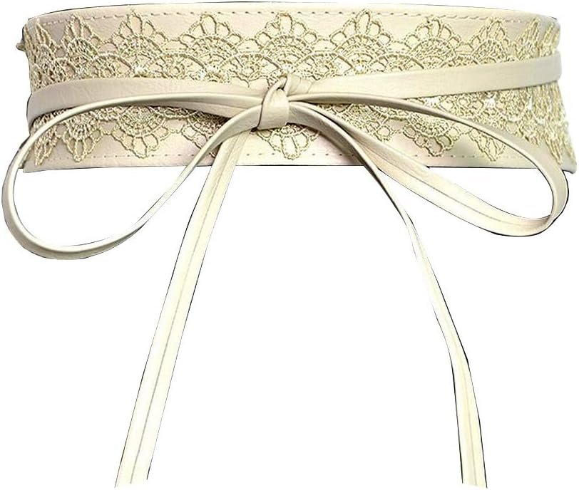 Ladies’s Tender Leather-based with Lace Waist Belt Bow Tie Wrap Round Boho Corset Vogue Elegant for Clothes (Beige) Ladies’s Tender Leather-based with Lace Waist Belt Bow Tie Wrap Round Boho Corset Vogue Elegant for Clothes (Beige)