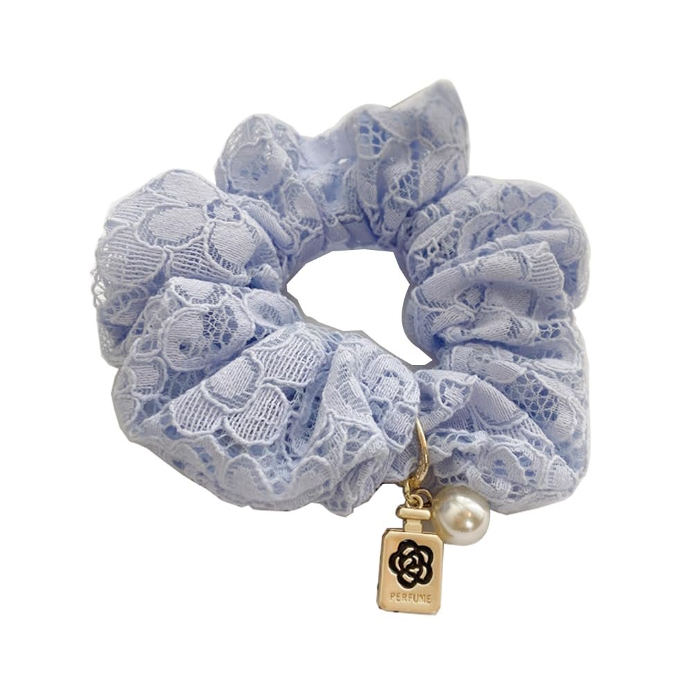 Korean Recent Elegant Lace Hair Scrunchies – Trend Embroidered Cloth Hair Ties – Korean Head Flower Equipment Korean Recent Elegant Lace Hair Scrunchies – Trend Embroidered Cloth Hair Ties – Korean Head Flower Equipment