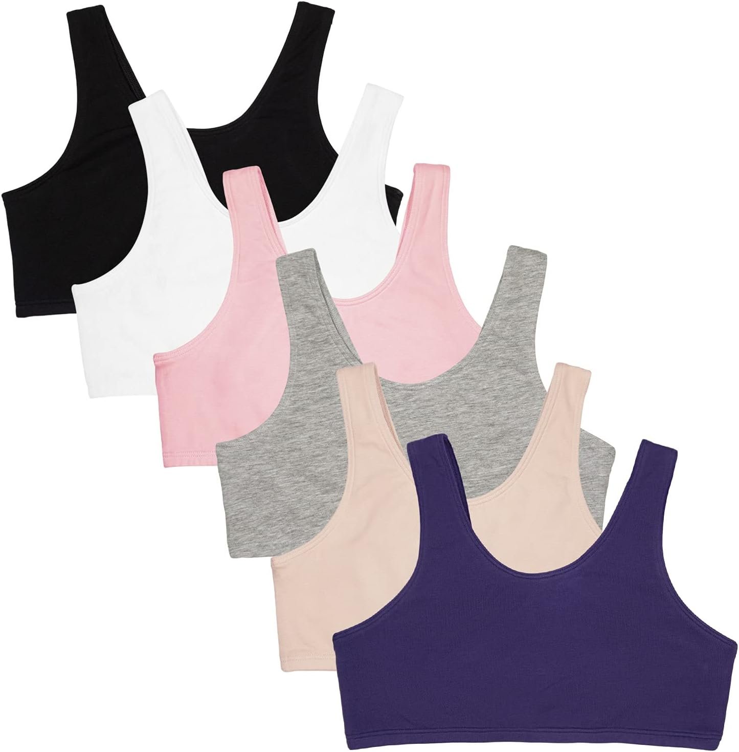 Fruit of the Loom Women’ Multi Cotton Constructed-Up Stretch Sports activities Bra Accessible in 6 Packs Fruit of the Loom Women’ Multi Cotton Constructed-Up Stretch Sports activities Bra Accessible in 6 Packs