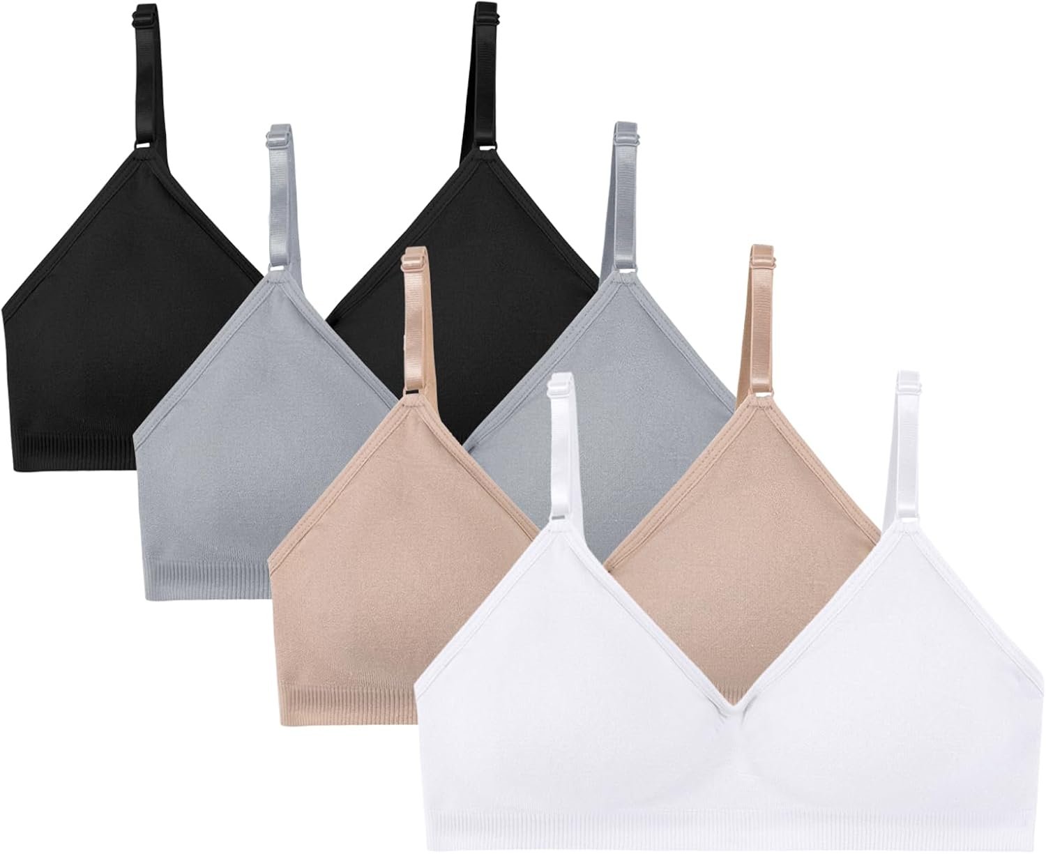 MIK-QUE Women Seamless Coaching Bras Adjustable Straps Sports activities Bras 8-10,10-12,12-14 MIK-QUE Women Seamless Coaching Bras Adjustable Straps Sports activities Bras 8-10,10-12,12-14