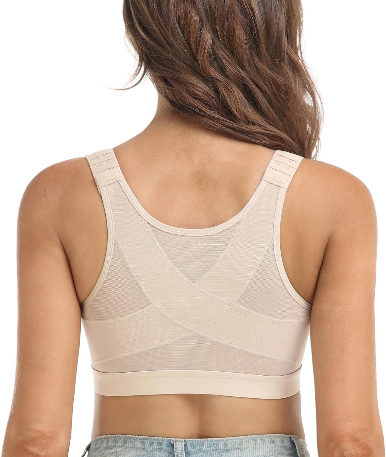 DotVol Ladies’s Consolation Entrance Closure Again Help Full Protection Non Padded Wirefree On a regular basis Bra DotVol Ladies’s Consolation Entrance Closure Again Help Full Protection Non Padded Wirefree On a regular basis Bra