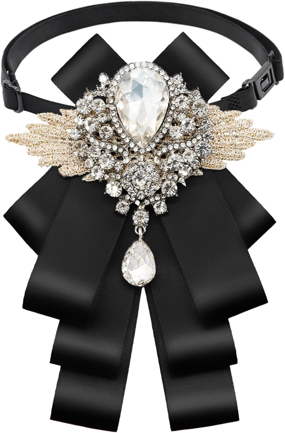 Bow Ties for Males Girls Adjustable Rhinestone Bow Tie, Pre-tied Satin Bowtie for Girls College Enterprise Get together Marriage ceremony Bow Ties for Males Girls Adjustable Rhinestone Bow Tie, Pre-tied Satin Bowtie for Girls College Enterprise Get together Marriage ceremony
