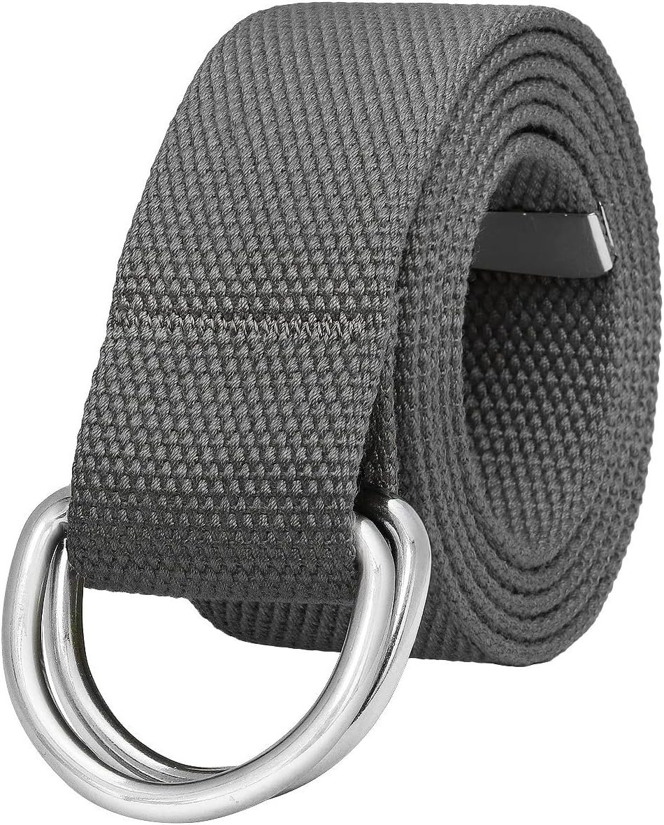 Falari Canvas Internet Belt Metallic Double D Ring Buckle for Males Girls Informal Material Navy Fashion Belt 1 1/2″ Vast Falari Canvas Internet Belt Metallic Double D Ring Buckle for Males Girls Informal Material Navy Fashion Belt 1 1/2″ Vast