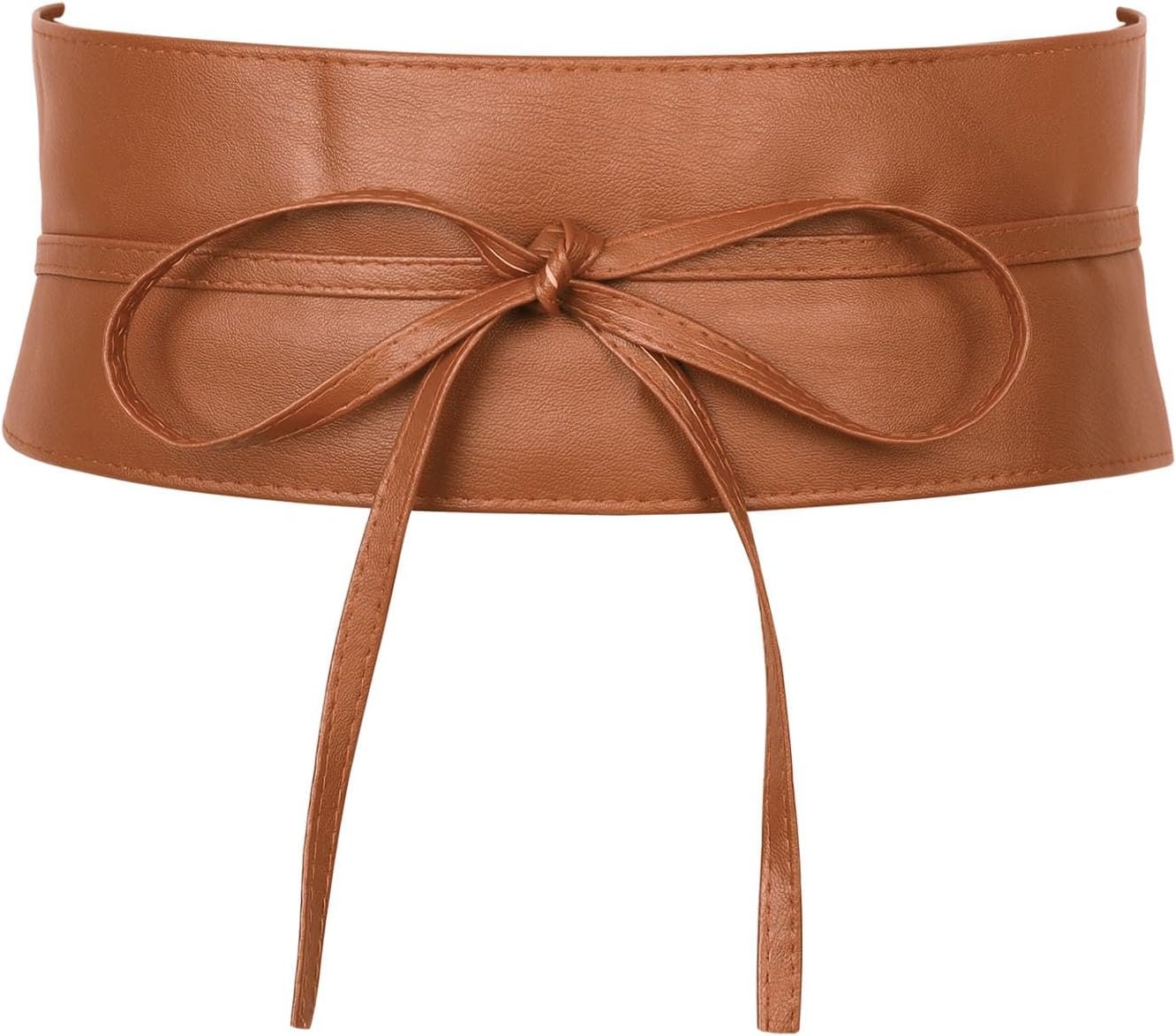 MILAKOO Huge Wrap Round Wristband Belt for Girls Obi Belt Leather-based Retro Bowknot Lace-up Waist Belt MILAKOO Huge Wrap Round Wristband Belt for Girls Obi Belt Leather-based Retro Bowknot Lace-up Waist Belt